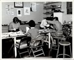 Working on an Art Project, Student Life ca. 1950s by Paul Allard