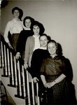 Student Group at the Staircase, Student Groups ca. 1950s