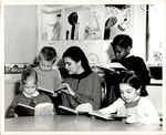 Teacher Reading Together with Her Students, Student Teaching ca. early 1960s