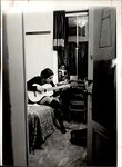 Student Strumming an Acoustic, Student Life ca. 1964