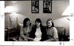 Three Students Seated on a Couch, Student Groups, ca. early 1960's