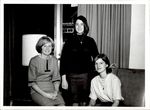 Three Students Smiling Together, Student Groups, ca. early 1960s