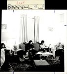 Reading and Noodling in Crockett Hall, Student Candids, ca. 1966