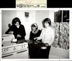 Three Students in Bouma Hall, Student Candids, ca. 1966