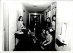 Six Students in the Hallway, Student Candids, ca. early 1960s