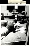 Three Students Working on the Floor, Student Candids, ca. early 1960s