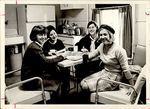 Four Students Seated at a Table, Student Candids, ca. early 1960s