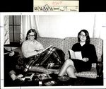 Two Students in Reed Hall, Student Candids ca. 1966