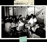 Twelve Students Seated at Tables, Student Candids ca. 1966