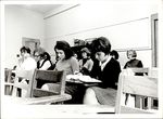 Twelve Students Seated at Desks, Student Candids ca. 1960s