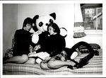 Resting Near a Panda, Student Candids ca. 1960s